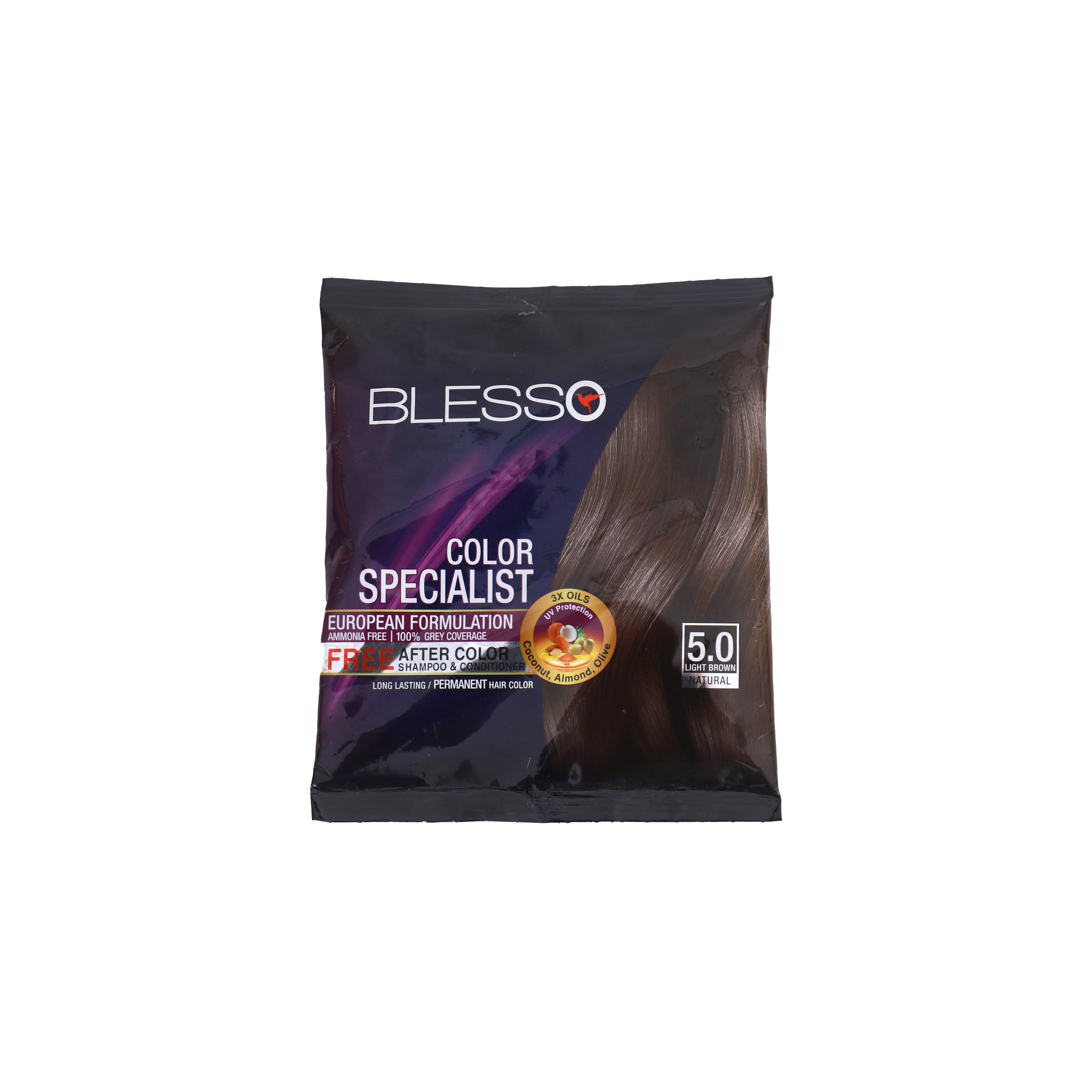 blesso color specialist light brown-5.0